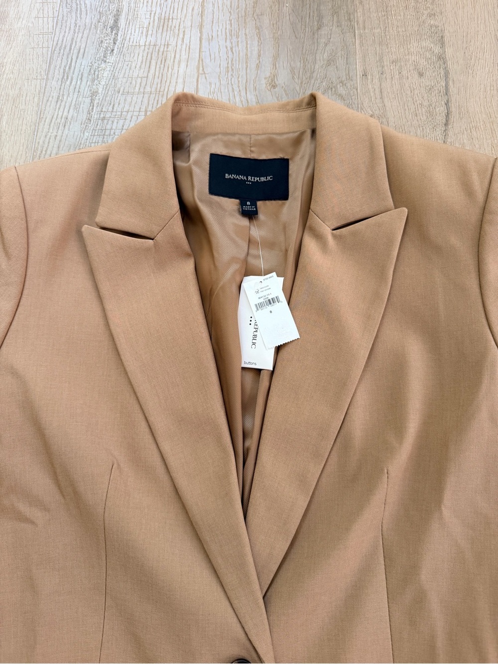 Banana Republic Tan Single-Button Blazer - Picture 12 of 13